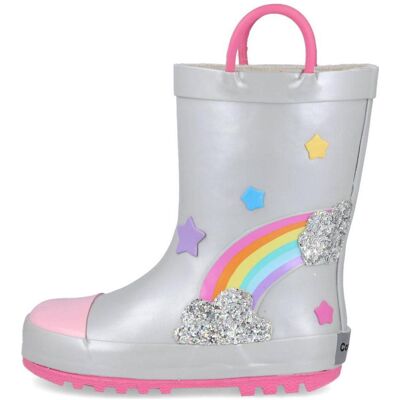 CONGUITOS Botas De Agua De Niña Mi1 11007 Botas De Agua Nina Plata Talla 24 CONGUITOS Botas De Agua De Niña Mi1 11007 Botas De Agua Nina Plata Talla 24