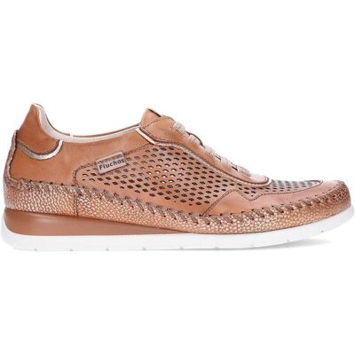 FLUCHOS Zapatillas Sella F2143 De Piel Con Perforaciones Dore Talla 37 FLUCHOS Zapatillas Sella F2143 De Piel Con Perforaciones Dore Talla 37