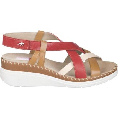FLUCHOS Sandalias F2135 Con Cunas En Rojo Talla 38 FLUCHOS Sandalias F2135 Con Cunas En Rojo Talla 38