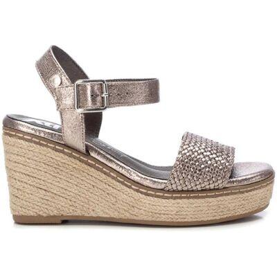 XTI Sandalias De Mujer 143828 Con Cuña Y Plataforma Plomo Talla 39 XTI Sandalias De Mujer 143828 Con Cuña Y Plataforma Plomo Talla 39