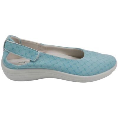 ARCOPEDICO Bailarinas De Mujer Jasmund Tejido Elastico Estampado Azul Talla 37 ARCOPEDICO Bailarinas De Mujer Jasmund Tejido Elastico Estampado Azul Talla 37