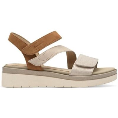 TAMARIS Sandalias De Mujer 88705 Piel Beig Negro Talla 39 TAMARIS Sandalias De Mujer 88705 Piel Beig Negro Talla 39