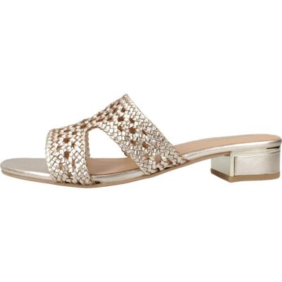 GIOSEPPO Sandalias De Mujer De Tacón Linn Color Oro Platino Talla 37,5 GIOSEPPO Sandalias De Mujer De Tacón Linn Color Oro Platino Talla 37,5