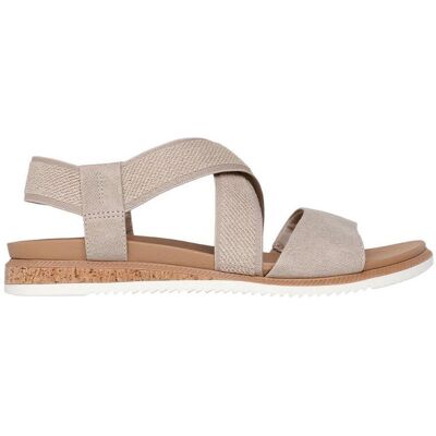 Skechers Sandalias De Mujer Sandalias Planas Mujer 114705 Taupe Marrón Talla 39 Skechers Sandalias De Mujer Sandalias Planas Mujer 114705 Taupe Marrón Talla 39