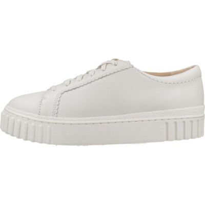 Clarks Zapatillas Mayhill Walk De Piel Blanca Para Mujer - Ref. 26177817 Blanco Talla 37 Clarks Zapatillas Mayhill Walk De Piel Blanca Para Mujer - Ref. 26177817 Blanco Talla 37