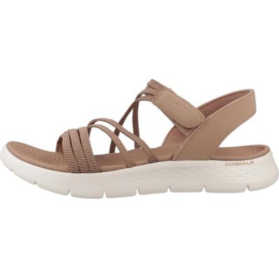 Skechers Sandalias De Mujer Go Walk Flex Marrón Tan Talla 40,5 Skechers Sandalias De Mujer Go Walk Flex Marrón Tan Talla 40,5