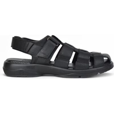 KANGAROOS Sandalias De Hombre C628-11 Piel Negropiel Negro Talla 43 KANGAROOS Sandalias De Hombre C628-11 Piel Negropiel Negro Talla 43