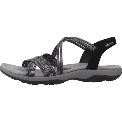 Skechers Sandalias Mujer Modelo Reggae Slim - Turn It Up Color Negro Blk Talla 37,5 Skechers Sandalias Mujer Modelo Reggae Slim - Turn It Up Color Negro Blk Talla 37,5