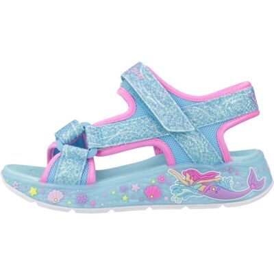 Skechers Sandalias Nina Modelo Lights Mermaid Dr Color Azul Blmt Talla 30 Skechers Sandalias Nina Modelo Lights Mermaid Dr Color Azul Blmt Talla 30