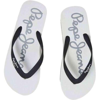Pepe Jeans Chanclas Sandalias Bay Beach Basic Hombre Blancas Y Negras Con Logo Multicolor Talla 43 Pepe Jeans Chanclas Sandalias Bay Beach Basic Hombre Blancas Y Negras Con Logo Multicolor Talla 43