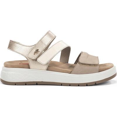 FLUCHOS Sandalias Street Con Cierre Ajustable 10121 Beige Talla 35 FLUCHOS Sandalias Street Con Cierre Ajustable 10121 Beige Talla 35