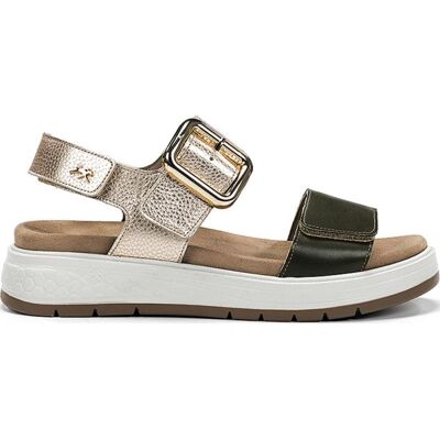 FLUCHOS Sandalia De Mujer F2166 Street Kakiplatino Talla 36 FLUCHOS Sandalia De Mujer F2166 Street Kakiplatino Talla 36