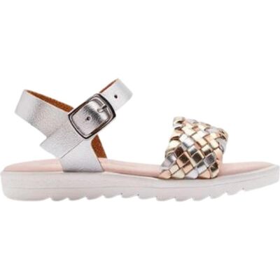 CONGUITOS Sandalias Planas 301084 Niña Plateado Plateado Talla 29 CONGUITOS Sandalias Planas 301084 Niña Plateado Plateado Talla 29