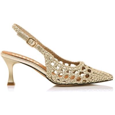 MTNG Zapatos Destalonados 55436 Oro Gold Talla 41 MTNG Zapatos Destalonados 55436 Oro Gold Talla 41