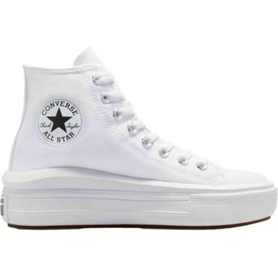 Converse Chuck Taylor All Star Move High Top Lona Plataforma Blanca 568498c Blanco Talla 35,5 Converse Chuck Taylor All Star Move High Top Lona Plataforma Blanca 568498c Blanco Talla 35,5