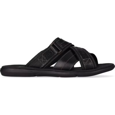 CHIKA10 Sandalias De Piel St Santa 2818 Negras Para Hombre Negro-Black Talla 42 CHIKA10 Sandalias De Piel St Santa 2818 Negras Para Hombre Negro-Black Talla 42