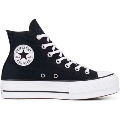 Converse Chuck Taylor All Star Lift Hi Plataforma Lona Negro 560845c Negro Talla 39 Converse Chuck Taylor All Star Lift Hi Plataforma Lona Negro 560845c Negro Talla 39