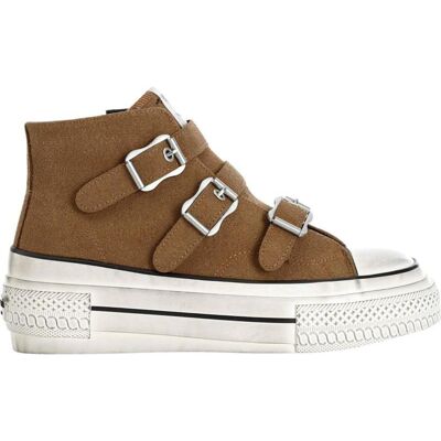 CAFENOIR Zapatillas Altas C1dm9002m007 Con Triple Hebilla Marrón Talla 39,5 CAFENOIR Zapatillas Altas C1dm9002m007 Con Triple Hebilla Marrón Talla 39,5
