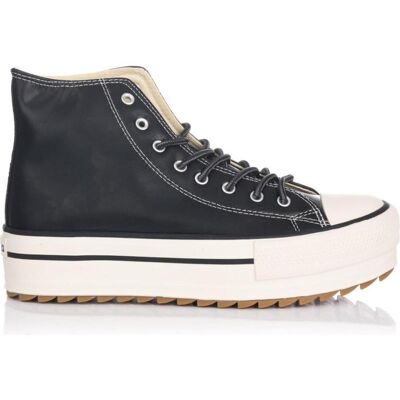VICTORIA Tribu Doble Efecto Piel Negro 1061123 Negro Talla 39 VICTORIA Tribu Doble Efecto Piel Negro 1061123 Negro Talla 39