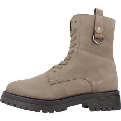 Geox Bota D Iridea Beige C6029 De Piel Serraje Con Suela Track C6029 Talla 37,5 Geox Bota D Iridea Beige C6029 De Piel Serraje Con Suela Track C6029 Talla 37,5