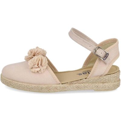 BATILAS 203-245-48 Alpargatas De Lona Beige Con Adorno De Piedra Piedra Talla 28 BATILAS 203-245-48 Alpargatas De Lona Beige Con Adorno De Piedra Piedra Talla 28