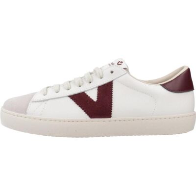 VICTORIA Zapatillas Berlin 1126142 Piel Y Serraje Blanco Burdeos Rojo Talla 36 VICTORIA Zapatillas Berlin 1126142 Piel Y Serraje Blanco Burdeos Rojo Talla 36