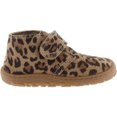 VICTORIA Botita Barefoot 1370122-78 Estampado Leopardo Marrón Talla 22 VICTORIA Botita Barefoot 1370122-78 Estampado Leopardo Marrón Talla 22