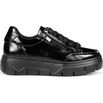 FLUCHOS Zapatillas Ilia F2306 Negras De Charol Con Cordones Negro Talla 39 FLUCHOS Zapatillas Ilia F2306 Negras De Charol Con Cordones Negro Talla 39