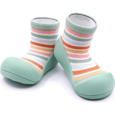 ATTIPAS Zapatillas New Rainbow Sr03 Verde Talla 21,5 ATTIPAS Zapatillas New Rainbow Sr03 Verde Talla 21,5