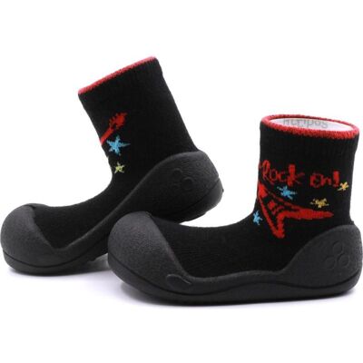 ATTIPAS Primeros Pasos Rock Rb02 Negro Negro Talla 22,5 ATTIPAS Primeros Pasos Rock Rb02 Negro Negro Talla 22,5