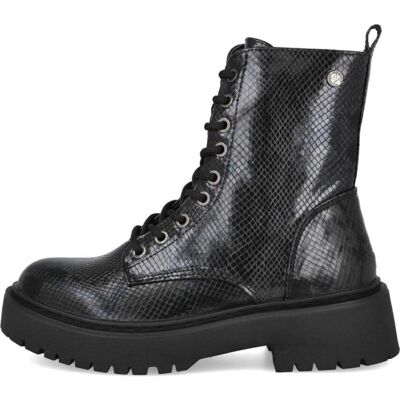 XTI Botas Militares 144389 Negras Con Relieve Elegante Negro Talla 36 XTI Botas Militares 144389 Negras Con Relieve Elegante Negro Talla 36
