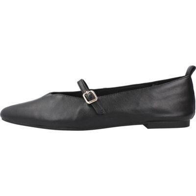 ALPE Bailarinas De Piel Negra Con Correa Negro Talla 41,5 ALPE Bailarinas De Piel Negra Con Correa Negro Talla 41,5