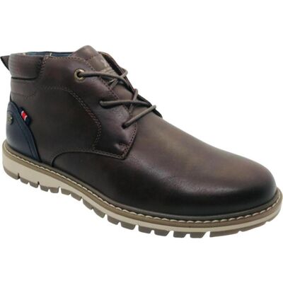 XTI Botín Chukka 144512 Con Cordones Marrón Talla 43 XTI Botín Chukka 144512 Con Cordones Marrón Talla 43