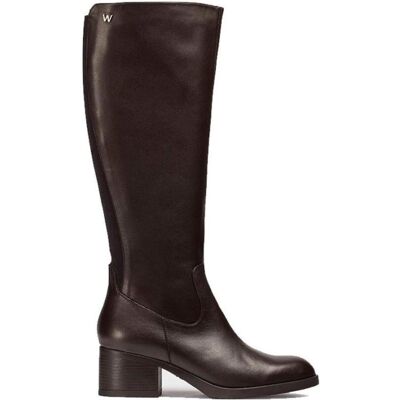 WONDERS Santafe 6250 Bota Alta Con Tacón De 3cm Marrón Marrón Talla 40 WONDERS Santafe 6250 Bota Alta Con Tacón De 3cm Marrón Marrón Talla 40
