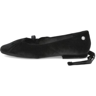 XTI 144699 Bailarinas De Terciopelo Con Cintas Negras Negro Talla 40 XTI 144699 Bailarinas De Terciopelo Con Cintas Negras Negro Talla 40