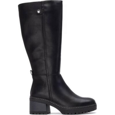 XTI Bota Alta 144453 Negra Con Plataforma De Estilo Vestir Negro Talla 40 XTI Bota Alta 144453 Negra Con Plataforma De Estilo Vestir Negro Talla 40