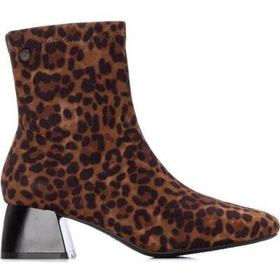 XTI Botín 144290 Estampado Leopardo Con Tacón Geométrico Leopardo Talla 36 XTI Botín 144290 Estampado Leopardo Con Tacón Geométrico Leopardo Talla 36