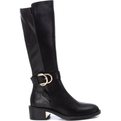 XTI Bota Alta 143100 Negra Con Hebilla Decorativa Negro Talla 36 XTI Bota Alta 143100 Negra Con Hebilla Decorativa Negro Talla 36