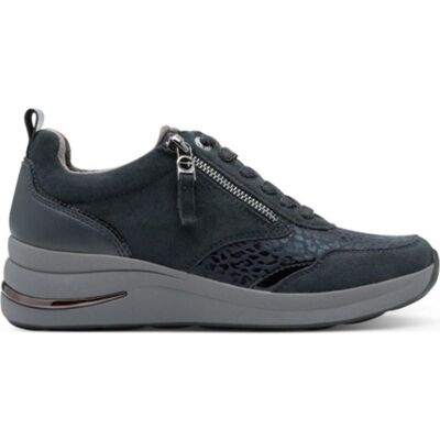 TAMARIS Zapatilla 83714 Nubuck-Licra Azul Con Cremallera Azul Talla 41 TAMARIS Zapatilla 83714 Nubuck-Licra Azul Con Cremallera Azul Talla 41