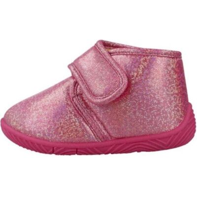 CHICCO Zapatillas De Hogar Glitter Rosas Modelo Teddy Con Cierre Adherente 150 Talla 18 CHICCO Zapatillas De Hogar Glitter Rosas Modelo Teddy Con Cierre Adherente 150 Talla 18