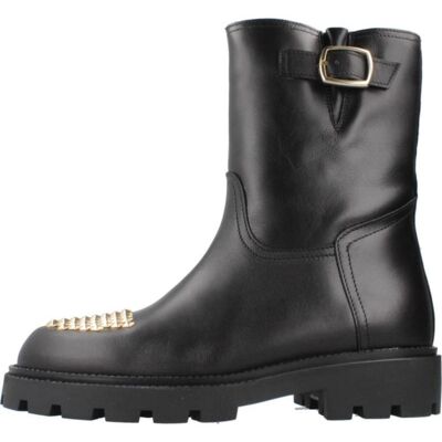 ALPE Botines Agnes Negros Con Tachuelas Doradas Y Hebilla Ngroro Talla 38,5 ALPE Botines Agnes Negros Con Tachuelas Doradas Y Hebilla Ngroro Talla 38,5