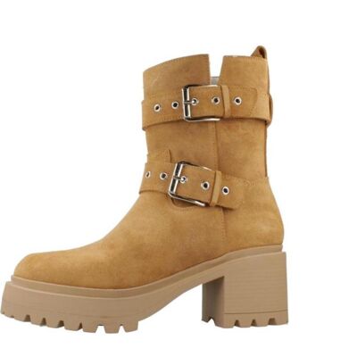 YELLOW Botines Mujer Modelo Jen Color Marron Claro Whiskhy Talla 38,5 YELLOW Botines Mujer Modelo Jen Color Marron Claro Whiskhy Talla 38,5