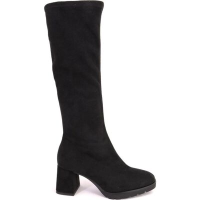 DANIELA VEGA 1882 Botas Altas De Tacón Cuadrado Negro Negro Talla 39 DANIELA VEGA 1882 Botas Altas De Tacón Cuadrado Negro Negro Talla 39