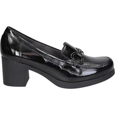 PITILLOS Mocasines De Tacón 30101 Charol Negro Negro Talla 41 PITILLOS Mocasines De Tacón 30101 Charol Negro Negro Talla 41