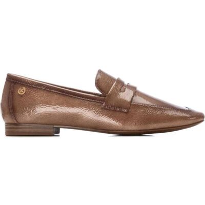 XTI Mocasines 144244 Beige Puntera Fina Efecto Charol Beige Talla 40 XTI Mocasines 144244 Beige Puntera Fina Efecto Charol Beige Talla 40