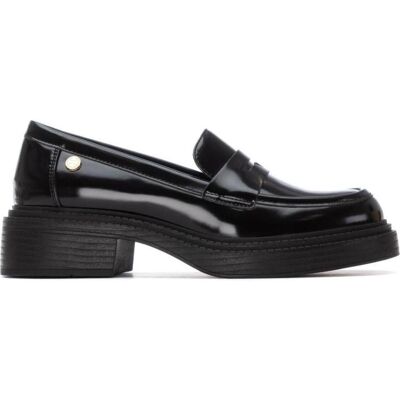 XTI Mocasines 144528 Negros De Charol Con Plataforma Negro Talla 36 XTI Mocasines 144528 Negros De Charol Con Plataforma Negro Talla 36