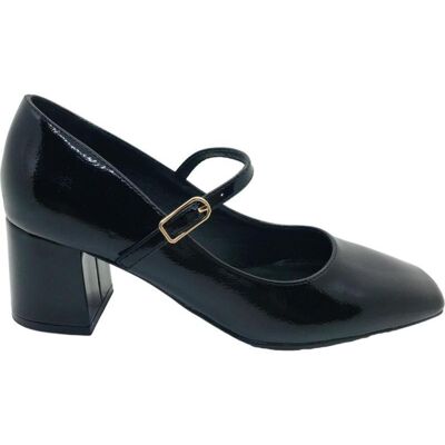 GIOSEPPO Zapatos De Tacón Mary Jane Windham De Charol Negro Para Mujer Negro Talla 37 GIOSEPPO Zapatos De Tacón Mary Jane Windham De Charol Negro Para Mujer Negro Talla 37
