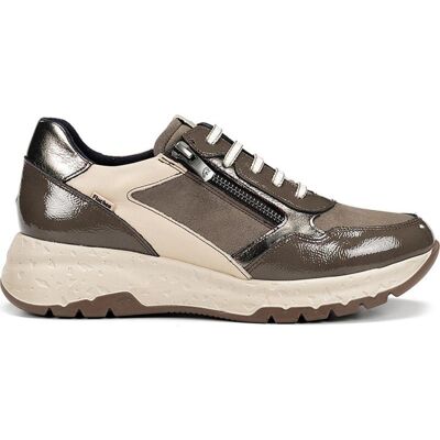 FLUCHOS Zapatilla Casual Nexus F2308 Taupe Con Cremallera Taupe Talla 36 FLUCHOS Zapatilla Casual Nexus F2308 Taupe Con Cremallera Taupe Talla 36