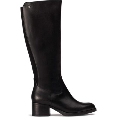 WONDERS Bota Alta Santafe 205-G6250 Con Tacón De 4 Cm Negro Talla 36 WONDERS Bota Alta Santafe 205-G6250 Con Tacón De 4 Cm Negro Talla 36