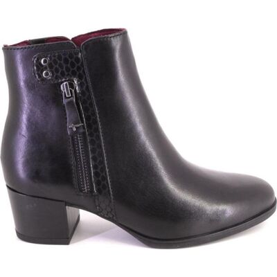 TAMARIS Botín De Piel Negro 25367 Negro Talla 37 TAMARIS Botín De Piel Negro 25367 Negro Talla 37